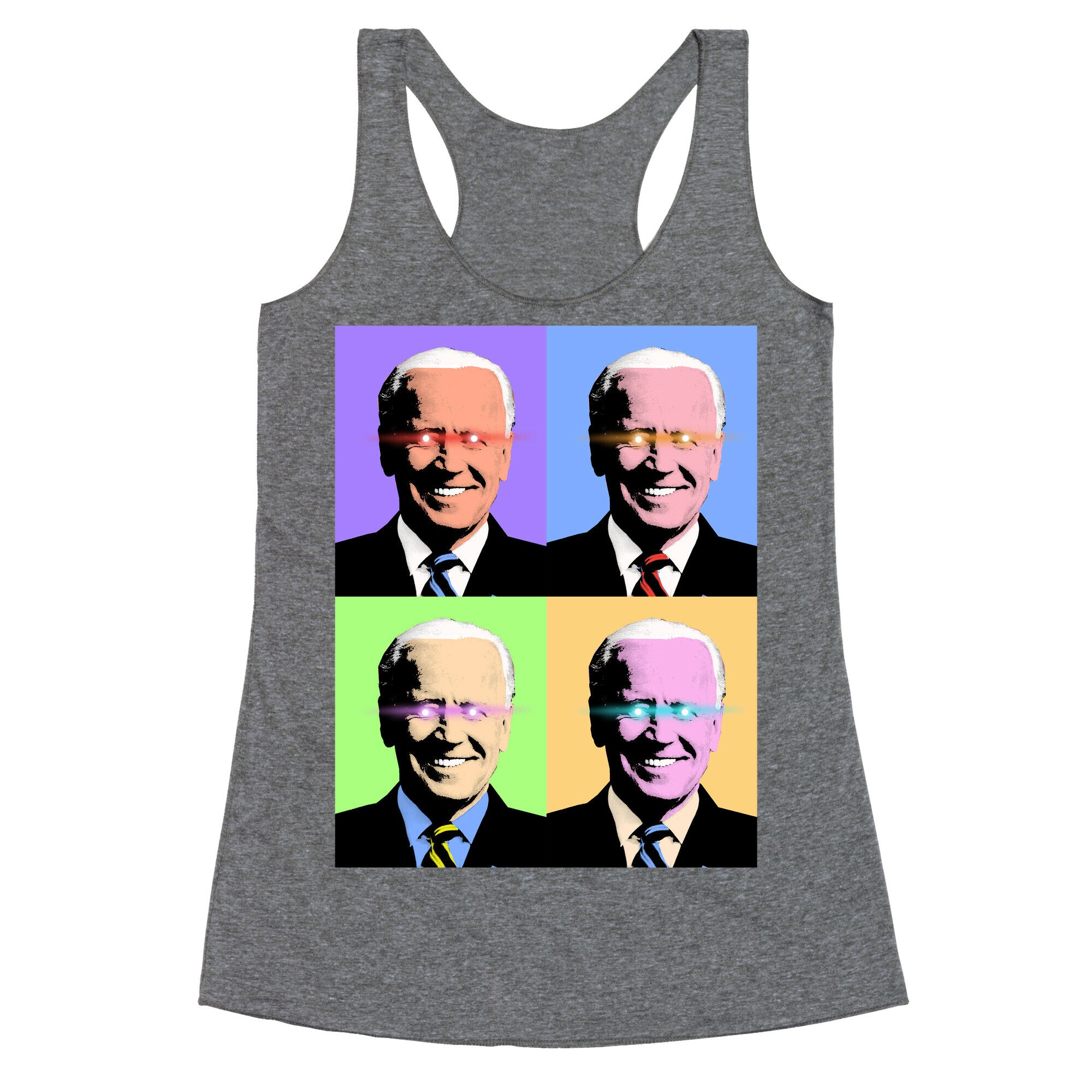 Dark Brandon Pop Art Racerback Tank